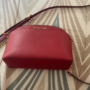 Michael kors red crossbody